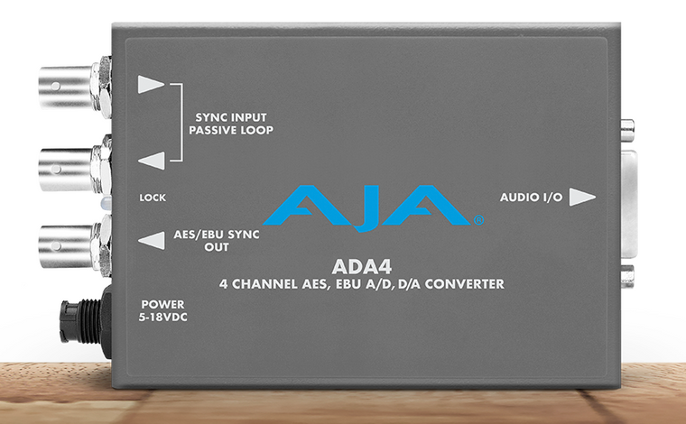 Audio A/D and D/A Converter, 4-Channel Bidirectional, Balanced XLR