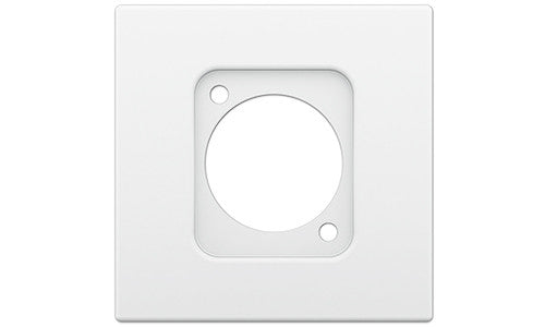 Blank Plate - One Neutrik Opening - White
