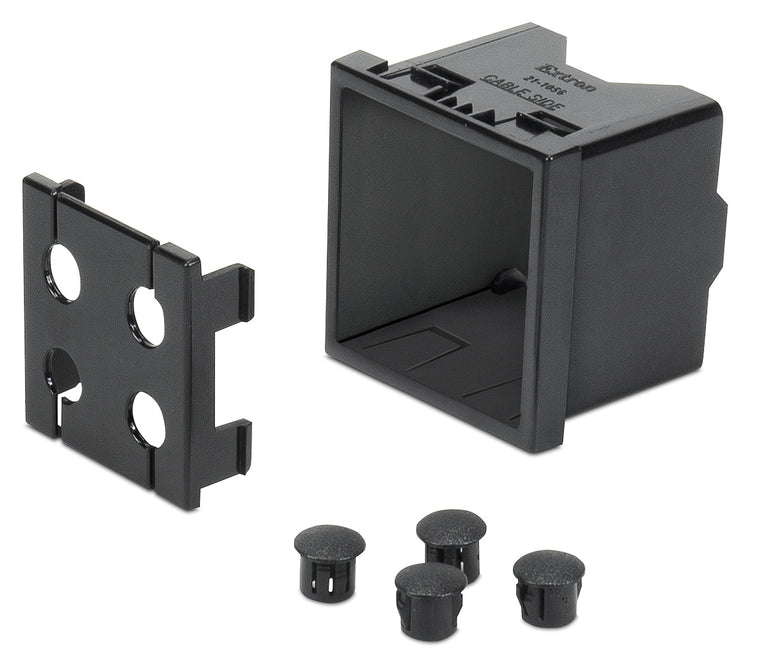 Captive Cable Kit - Full-size Flex55 Module for 4 AV Cables; Black