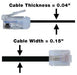 CAT6-USF-0-5-BLACK - Cable