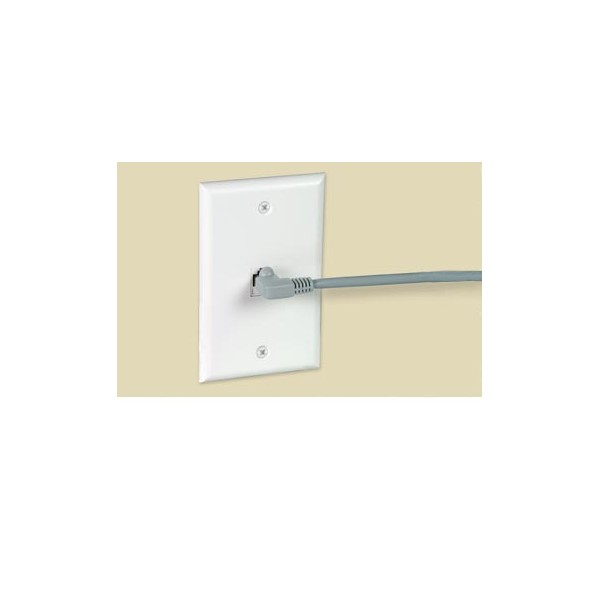 CAT6-RAS-15-GRAY CAT6 Right Angle to Straight Patch Cords