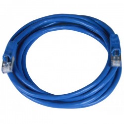 CAT7 Cable, 26AWG, Blue, 7 ft