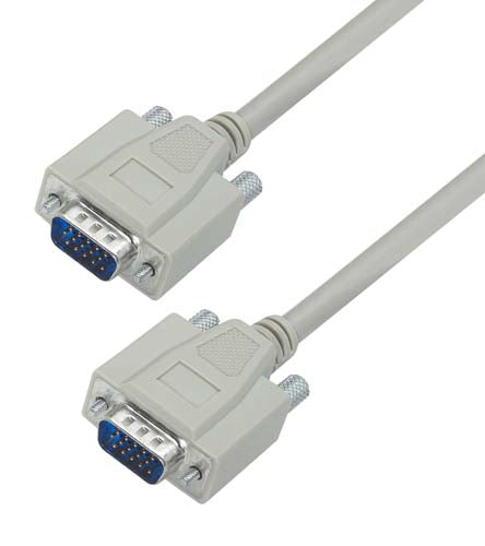 Deluxe Molded HD15 Cable HD15 Male / Male 1ft