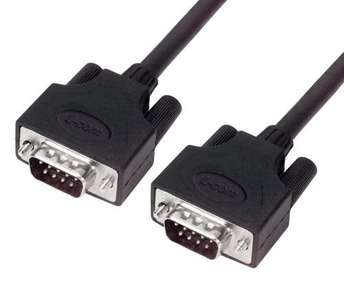 LSZH D-Sub Cable DB9 Male / DB9 Male 1.0 ft