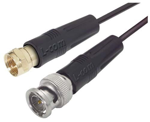 Cable thinline-coaxial-cable-f-male-bnc-male-50-ft