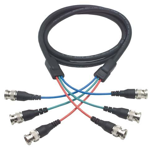 Cable premium-rgb-multi-coaxial-cable-3-bnc-male-male-50-ft
