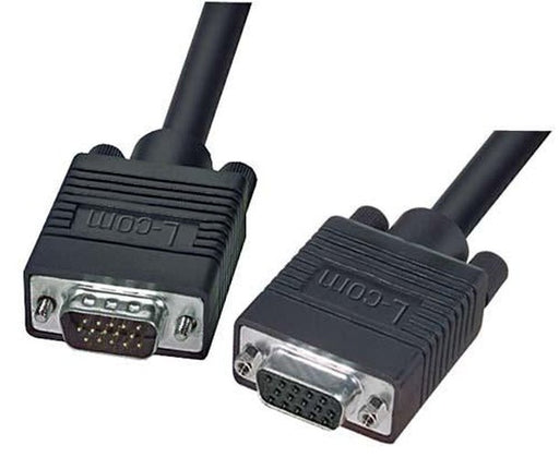 Cable deluxe-svga-extension-cable-hd15-male-female-black-30-ft