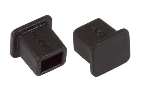 Protective Cover for USB 2.0 Type Mini B4 Plugs, Pkg/10 CVRUSB-MB4