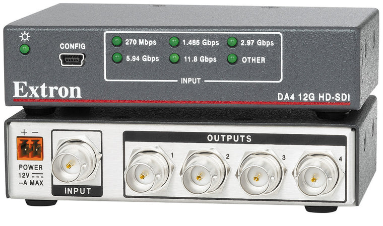 DA4 12G HD-SDI Four Output 12G-SDI Distribution Amplifier
