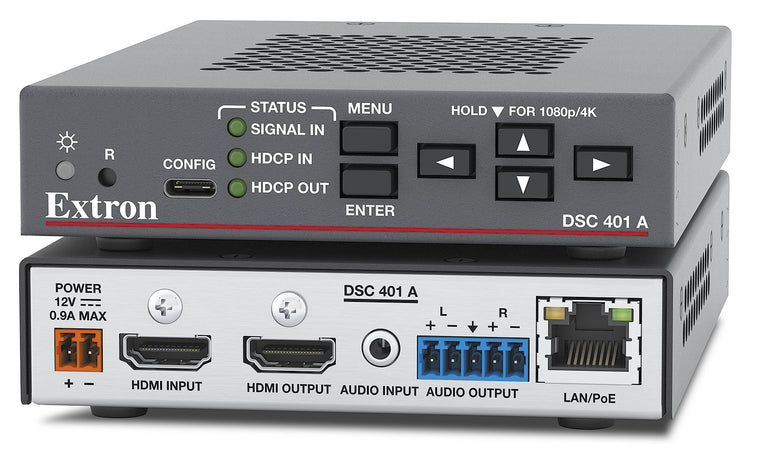 DSC 401 A 4K/60 HDMI to HDMI Scaler w/ Audio