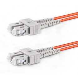 FIBER-D-SCSC-62-4M   -   Duplex SC Multimode Fiber Optic Patch Cable Ferrules 62.5-Micron 4 m SC - SC Orange
