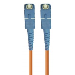 FIBER-S-SCSC-50-3M   -   Simplex SC Multimode Fiber Optic Patch Cable Ferrules 50-micron 3 m SC - SC Orange