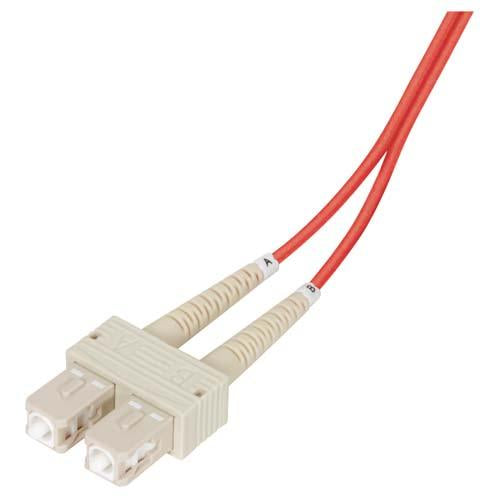 Cable om1-625-125-multimode-fiber-cable-dual-sc-dual-sc-red-100m