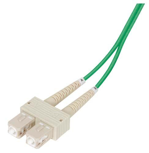 Cable om2-50-125-multimode-fiber-cable-dual-sc-dual-sc-green-10m