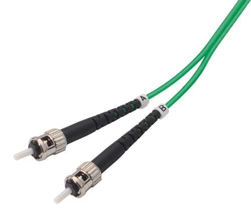 Cable om2-50-125-multimode-fiber-cable-dual-st-dual-st-green-150m