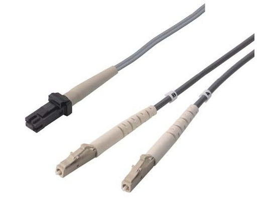 Cable om1-625-125-multimode-low-smoke-zero-halogen-fiber-cable-mtrj-dual-lc-10m