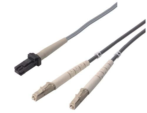 Cable om1-625-125-multimode-low-smoke-zero-halogen-fiber-cable-mtrj-dual-lc-50m