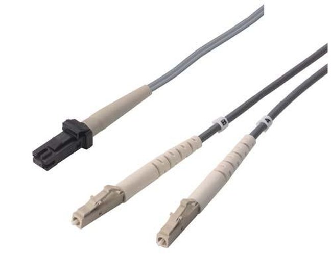 Cable om1-625-125-multimode-low-smoke-zero-halogen-fiber-cable-mtrj-dual-lc-20m