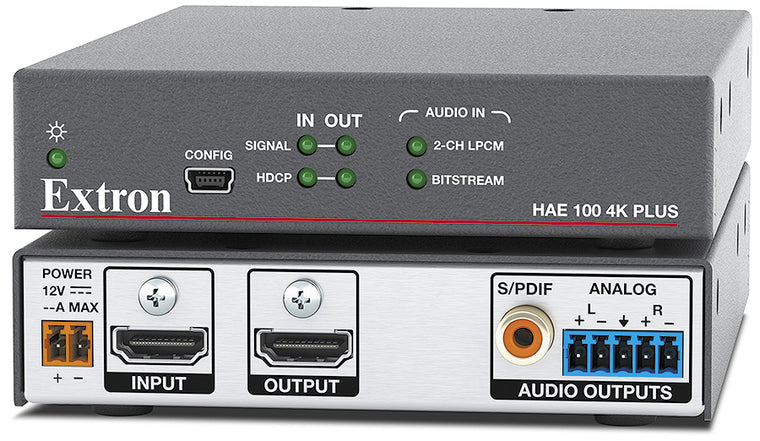 HAE 100 4K Plus  4K/60 HDMI Audio De-Embedder