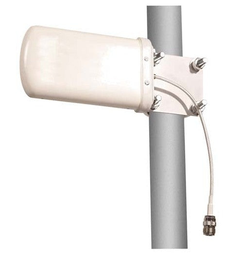 HG2458-08LP-NF  2.4 GHz to 5.8 GHz Ultra-Wideband 8 dBi Log Periodic WiFi Antenna