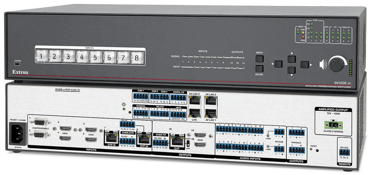 IN1608 xi IPCP Q MA 70  100 Watt 70 V Mono Amp, AV LAN, LL UI Upgrade