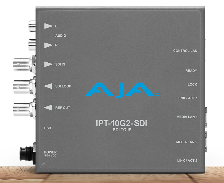 3G-SDI to SMPTE ST 2110 Video and Audio IP Encoder with Hitless Switching