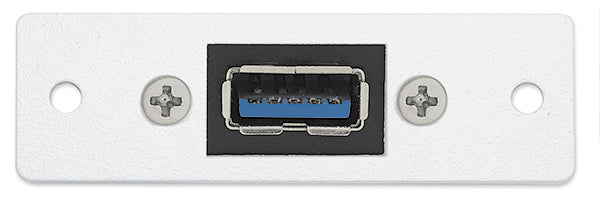 One USB A Female to USB B Female on Pigtails (White)  One USB A Female to USB B Female on Pigtail - Single Space MAAP - White