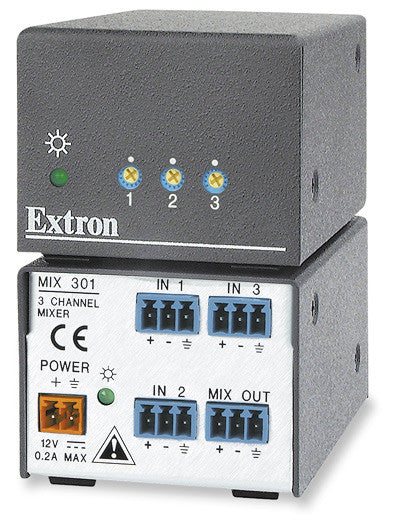 60-737-01 | MIX 301 - Three Channel Line Level Mixer | ITM Components