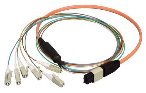 Cable mpo-male-lc-6-fiber-ribbon-fanout-625-multimode-with-ofnr-jacket-100m