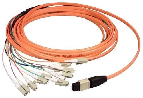 Cable mpo-male-lc-12-fiber-ribbon-fanout-625-multimode-with-ofnr-jacket-10m