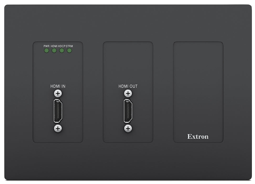 1G Pro AV over IP Encoder for HDMI, Decorator-Style Wallplate, Black