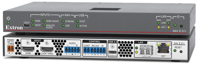 NAV SD 511 1G Fiber HDMI, Ethernet, USB Scaling Decoder - Singlemode