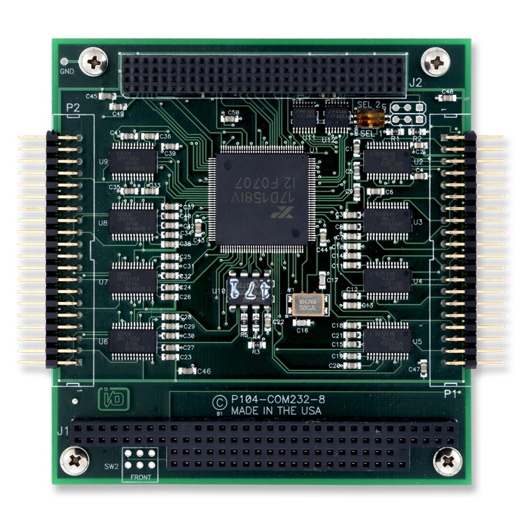 104I-COM232-4  Communication Peripheral PCI/104 4-port RS-232