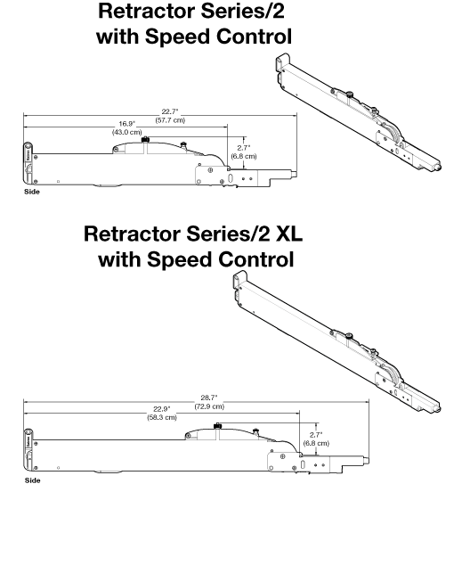 70-678-00 | Retractor Horizontal Mounting Bracket Kit | ITM Components