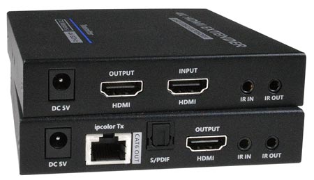 4K 18Gbps HDMI Extender with Daisy-Chainable Receivers Transmitter & R ...