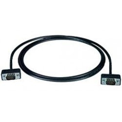 VEXT-UTHN-1-5-MM   -   Ultra Thin VGA Male Cable Gold Plated WUXGA 15HD Ribbon 1.5 ft 15HD Male - 15HD Male Black