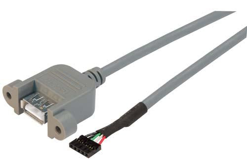 UPMA5-2MM-1M L-Com USB Cable