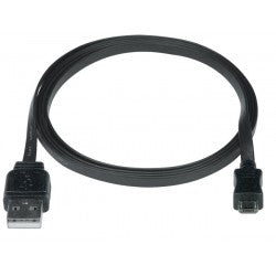 USB2-SF-AMB-3-MM   -   USB 2.0 Super Flat Type A Micro-B Cable Cord Ribbon Tight Space 3 ft USB Type A Male - USB Type Micro B Male Black