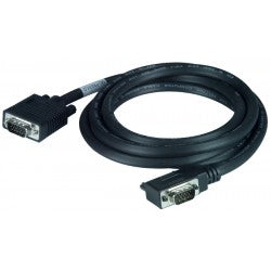 VEXT-90DR-6-MM   -   VGA Right Angled Straight Cable 90-Degree 15HD WUXGA Monitor 6 ft 15HD Male - 15HD Male Black