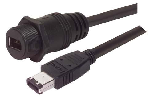 Cable ip67-ieee-1394-6-position-cable-ip67-female-male-50m