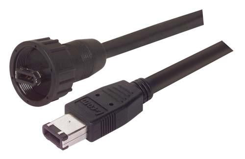 Cable ip67-ieee-1394-6-position-cable-ip67-male-male-50m