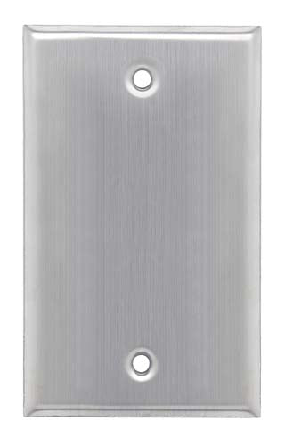 Stainless Wall Plate, Blank WPD100