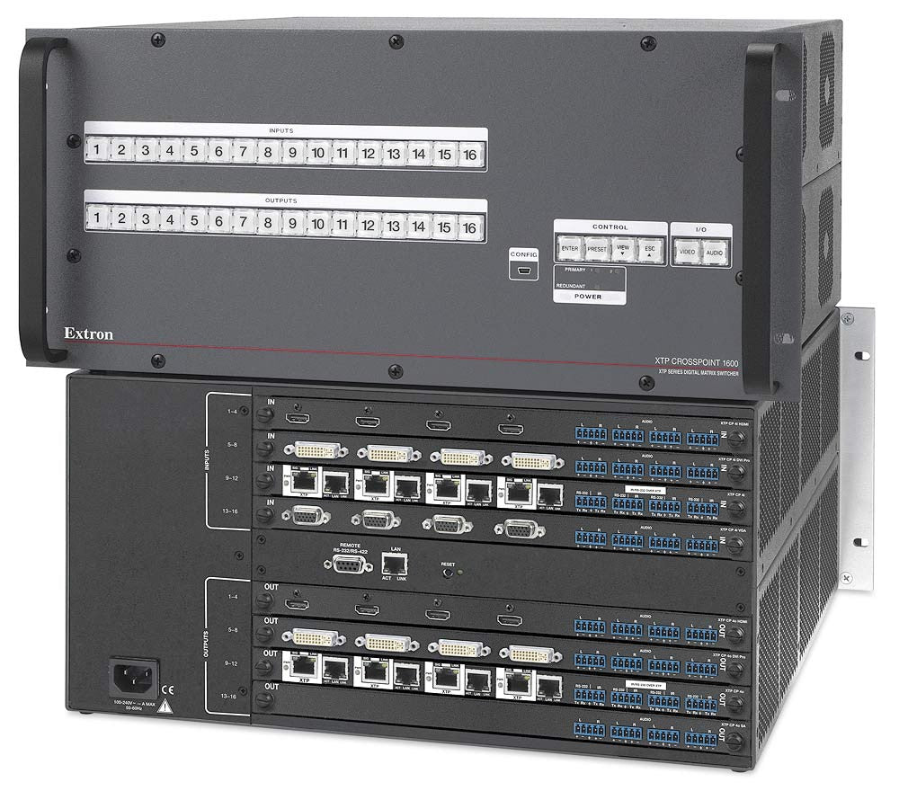 60-1250-01 | Extron Matrix Switch | XTP CrossPoint 1600 Frame — ITM ...